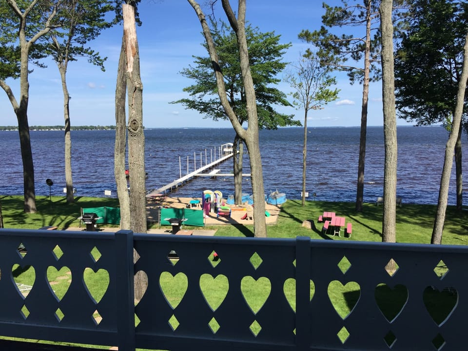 View of the property from your balcony.