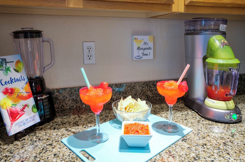 Margaritas, chips and salsa - on us with the Margaritaville Frozen Blender