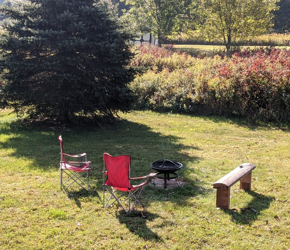 Have a drink or two by the firepit