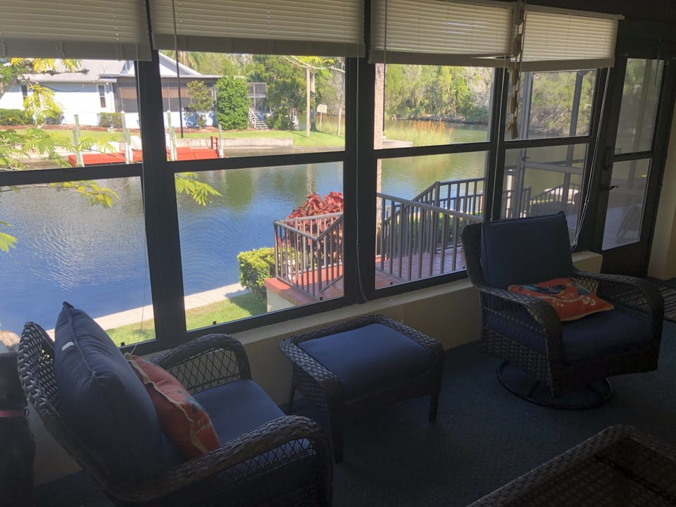 sunroom with a view