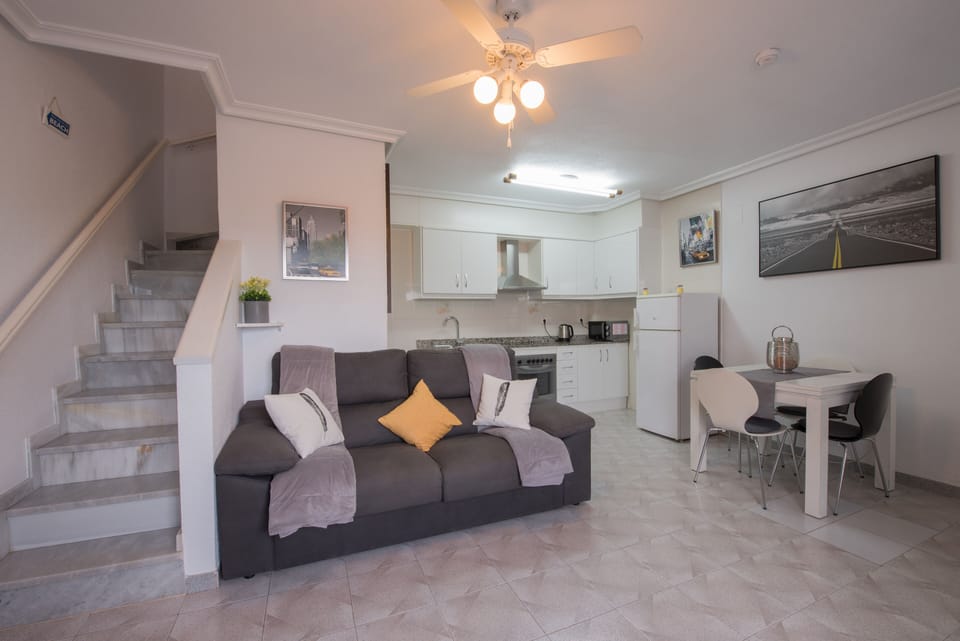 open plan living area