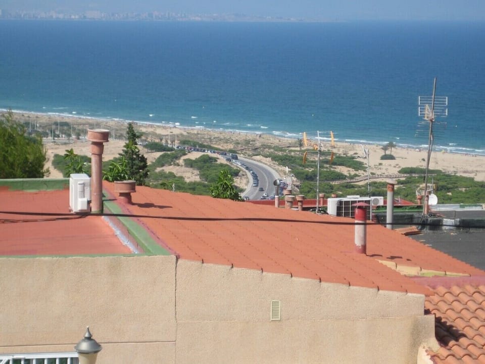 Sea views from bedroom windows