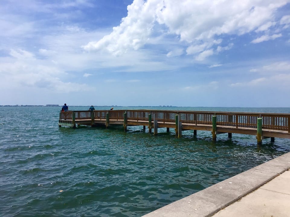 Fishing pier, just 5 minutes' walk from The Reserve Retreat