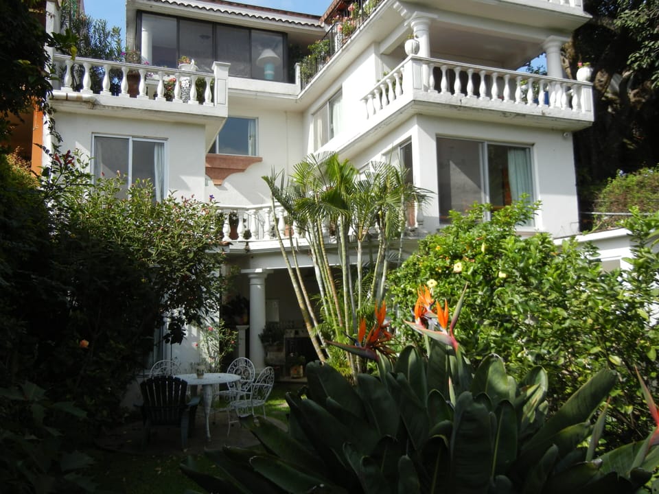The apartment balcony is visible top right below the owner penthouse.