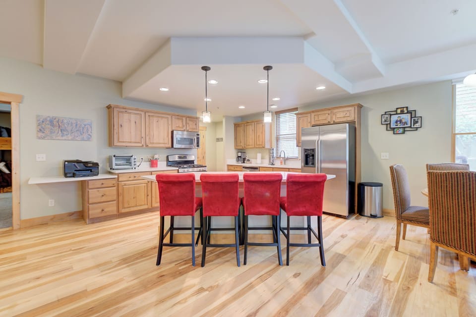 Kitchen off great room
