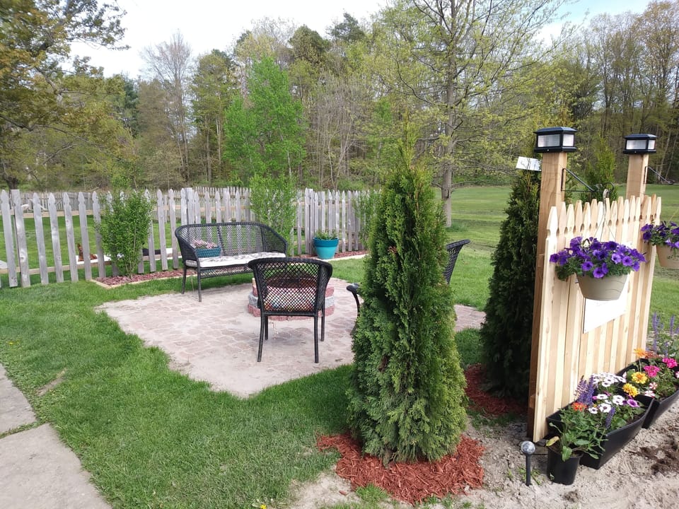 our newly added patio for our guests to enjoy!
