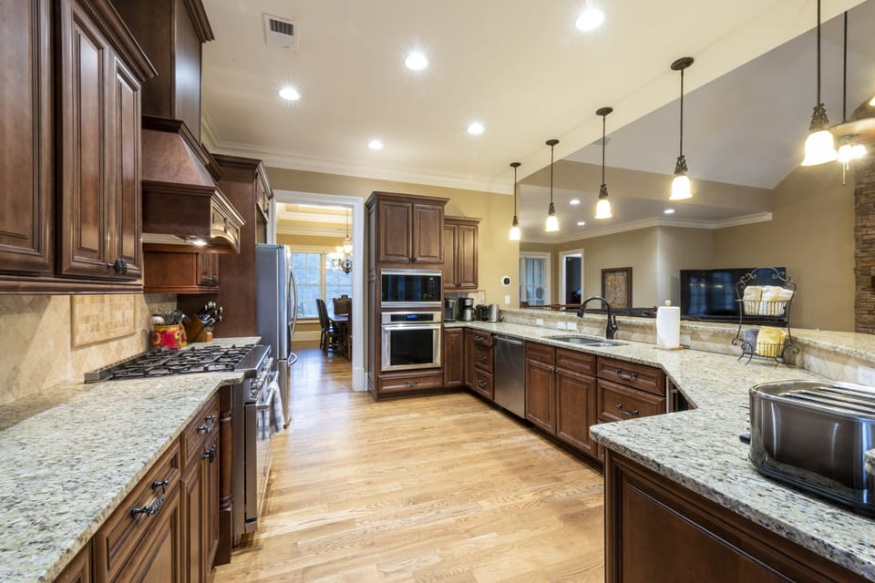 Kitchen on main level