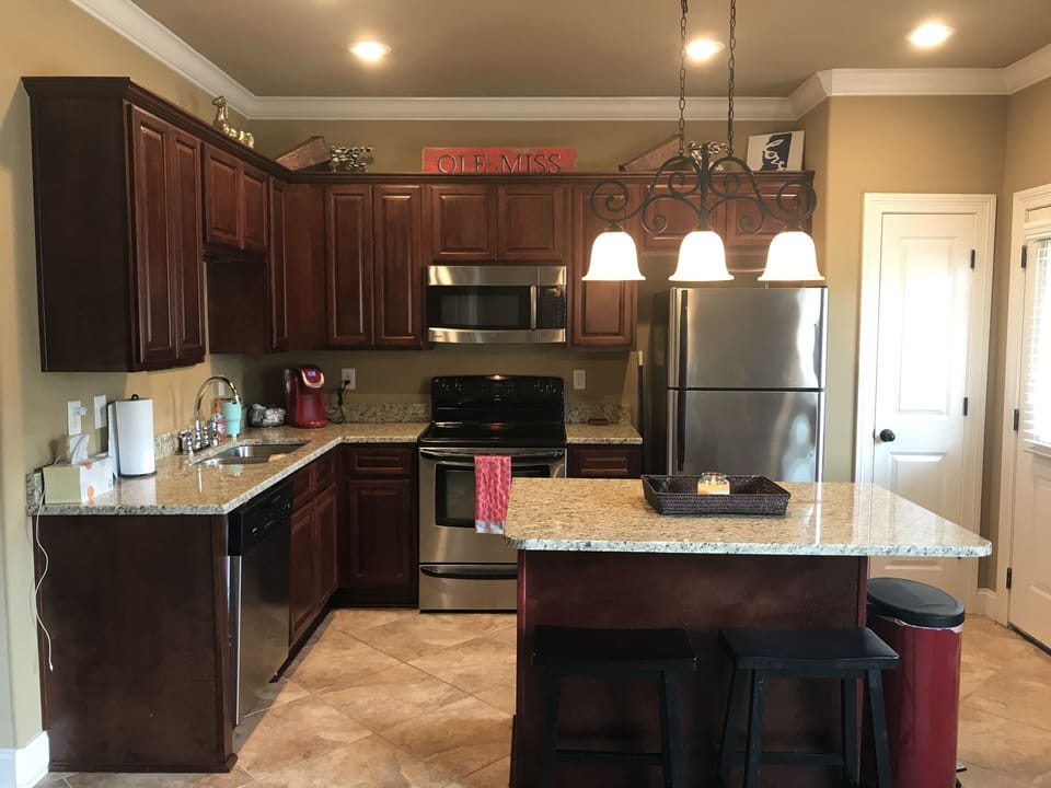 Great kitchen and fully stocked.
