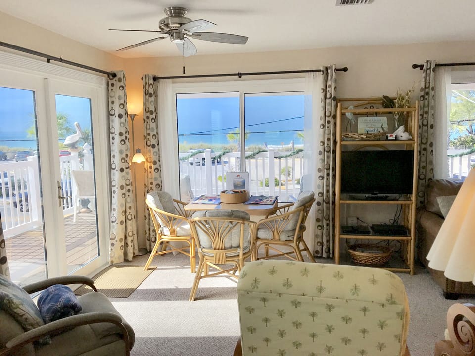 Amazing beach and sunset views through new top quality insulated windows & doors