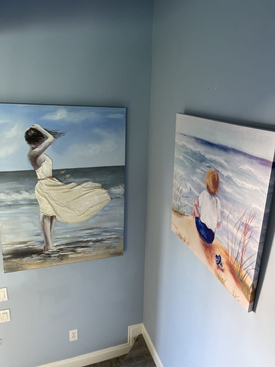 Exceptional art work throughout the home. 