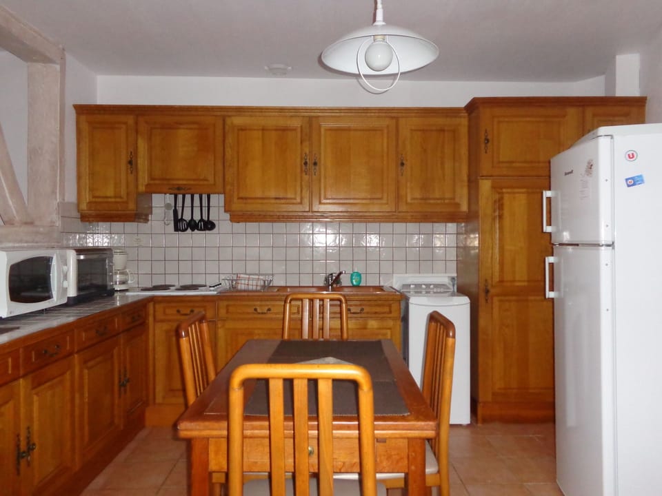 The dining area