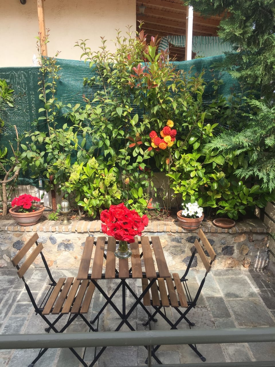 Upper veranda corner