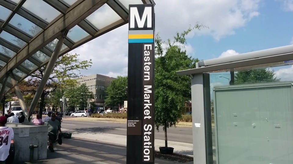 Eastern Market Metro and Trader Joe's, 8 minute walk 