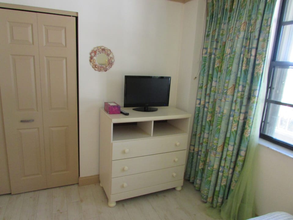 Reverse view, inside guest bedroom.