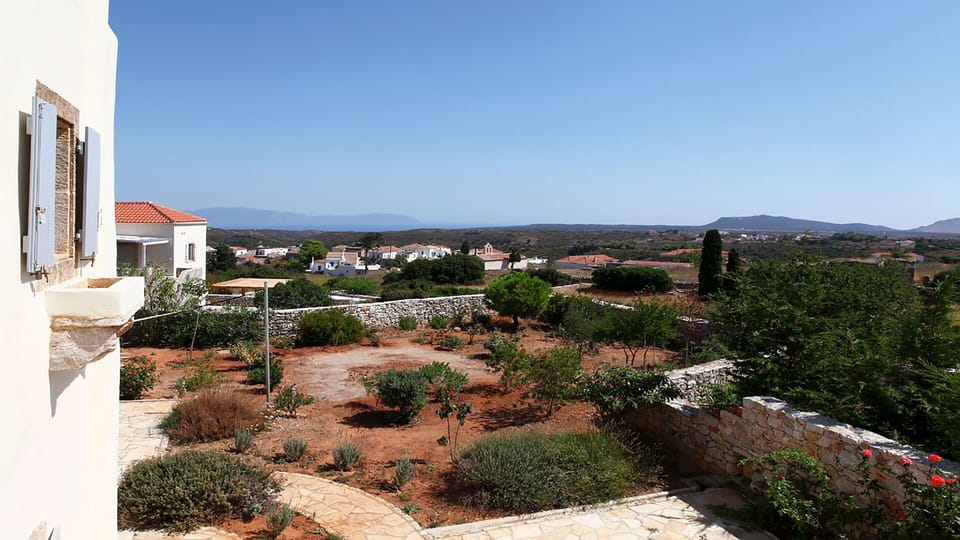 garden and views from master bedroom terrace
