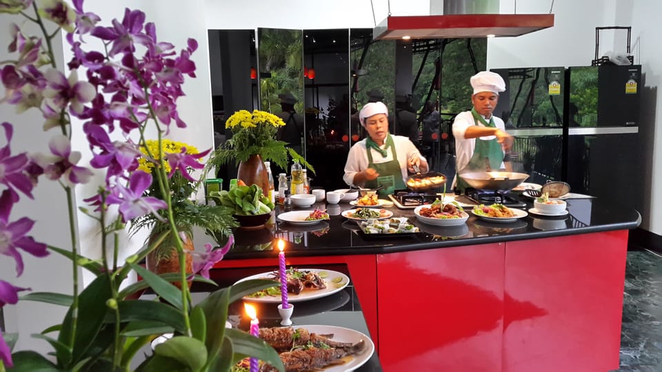 Chef visit the villa possible.