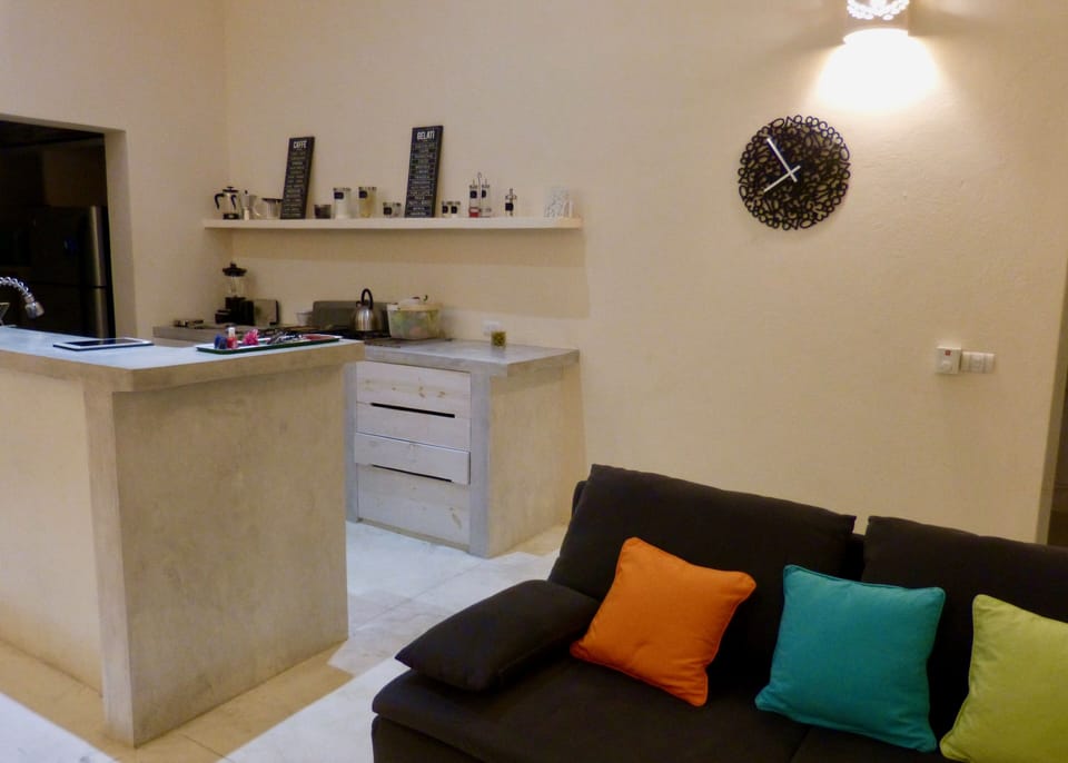 View towards the kitchen
