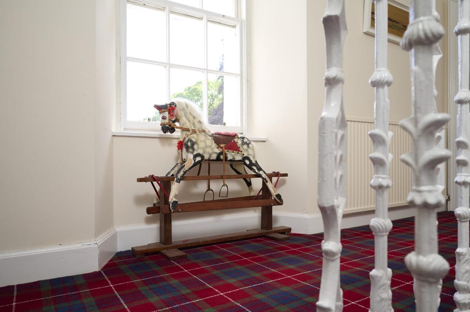 Rocking horse on the landing