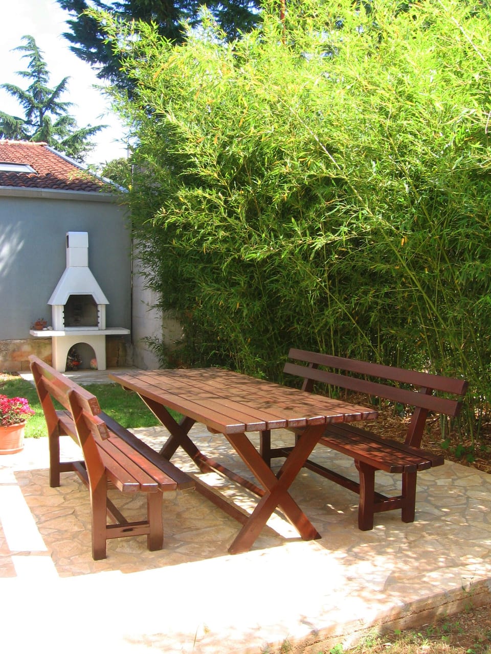 barbecue in the garden