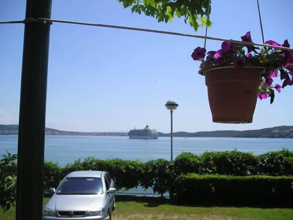 View from the ground floor terrace,sea is ZERO metres from the house