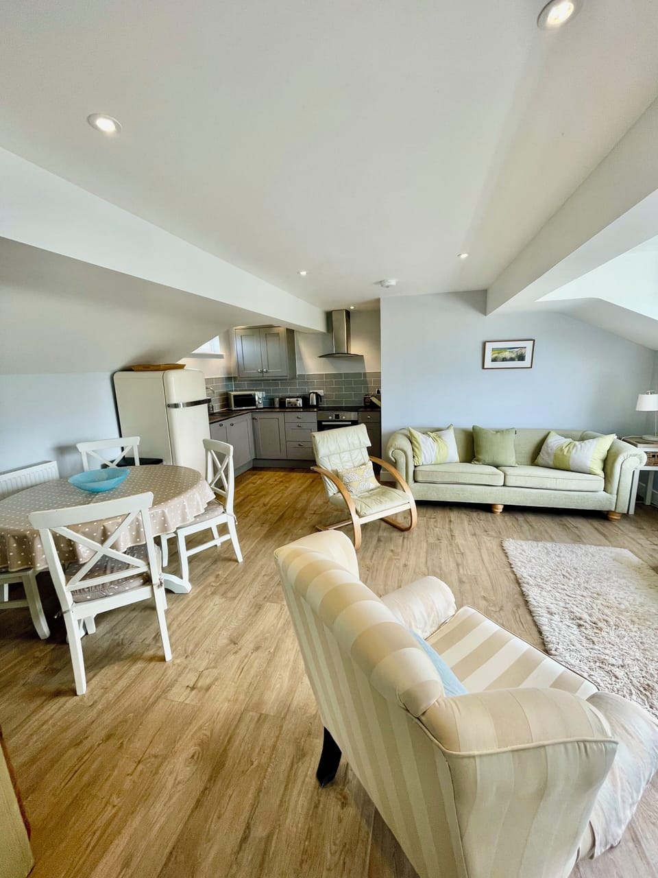 Open plan living makes the most of the views