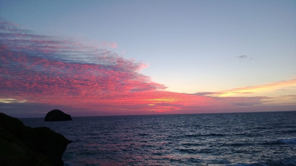 Sunset at Trebarwith