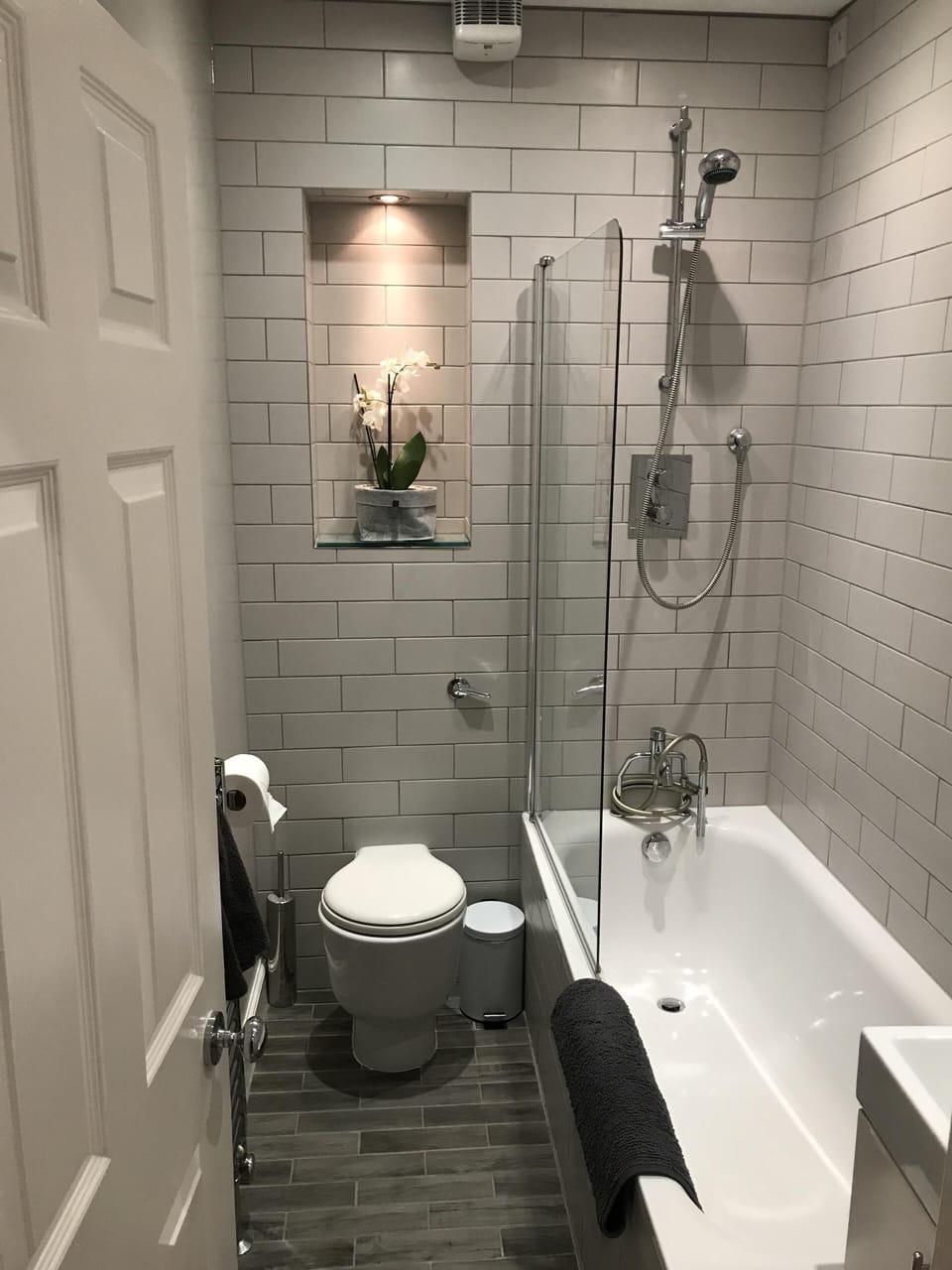 recently upgraded bathroom