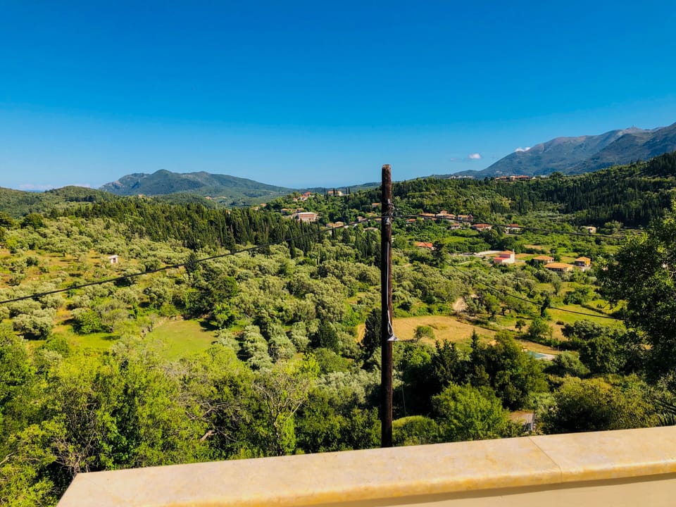 View from upper floor veranda