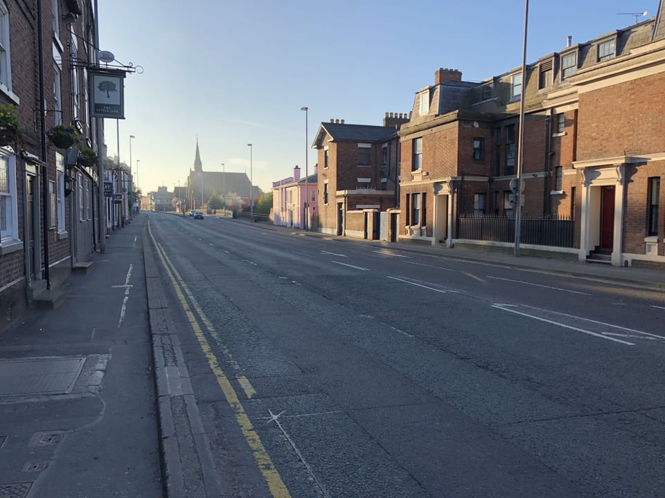 Early Morning Street view.