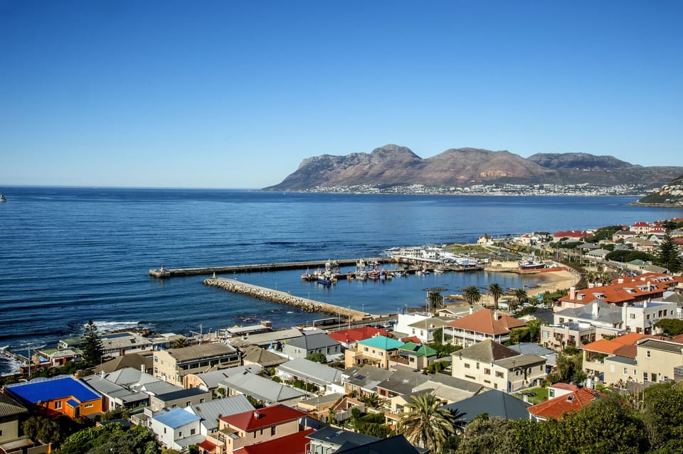 A charming view of Kalk Bay harbour.