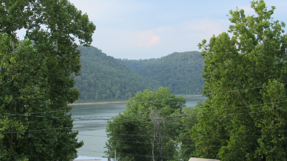 View of Center Hill Lake from deck