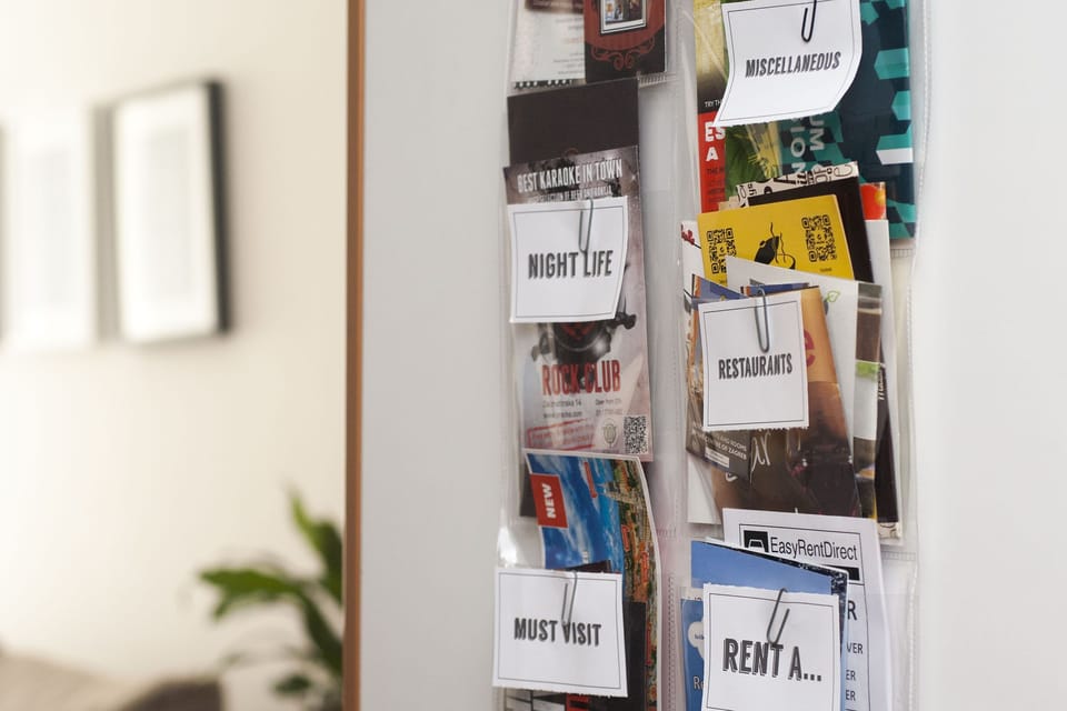 Sorted leaflets will help you find whatever you are looking for