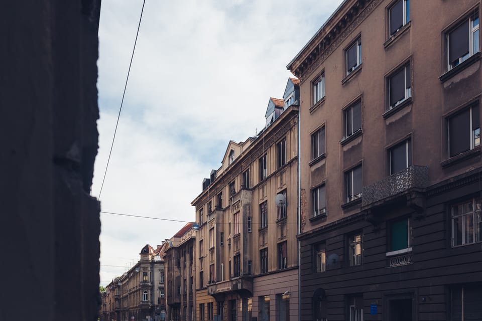 Our street. 