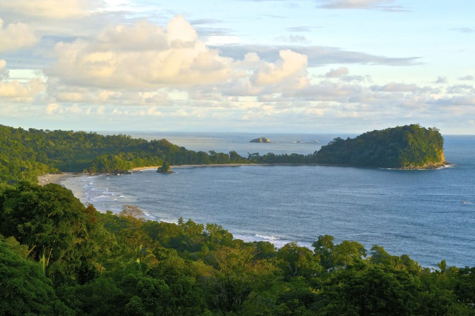 The gorgeous view of  Manuel Antonio National Park from the house.