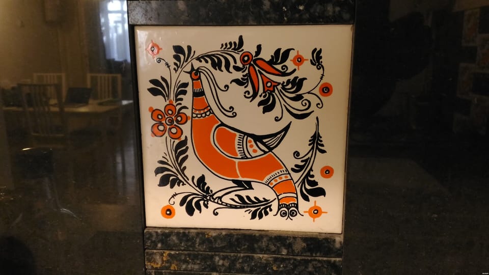we saved some old , from 1965 , tiles when we renovated the apartment   