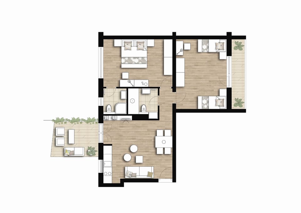 Apartment ground plan