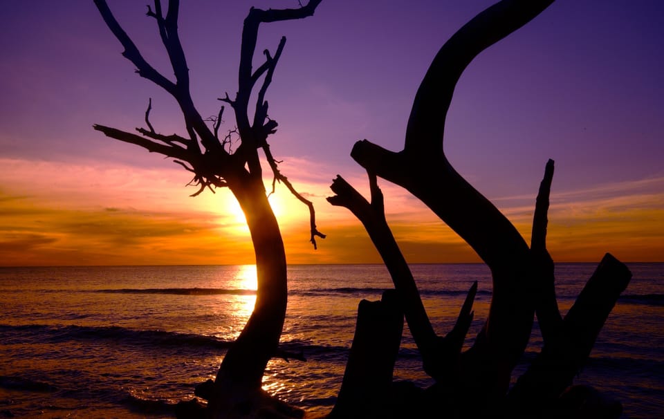Sunset At Nearby Beach