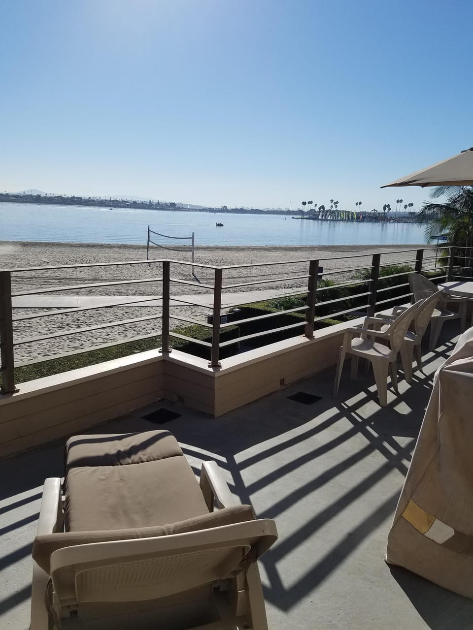 Front deck with barbeque