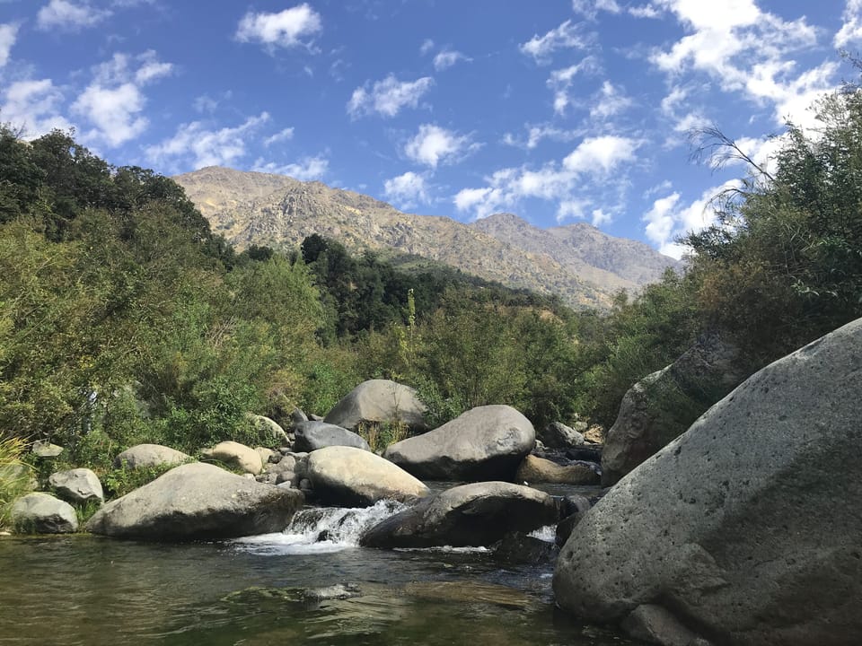 Estero El Manzano in the Cajón del Maipo