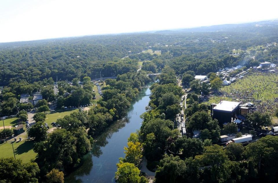 Aerial view of Ladybird Lake.