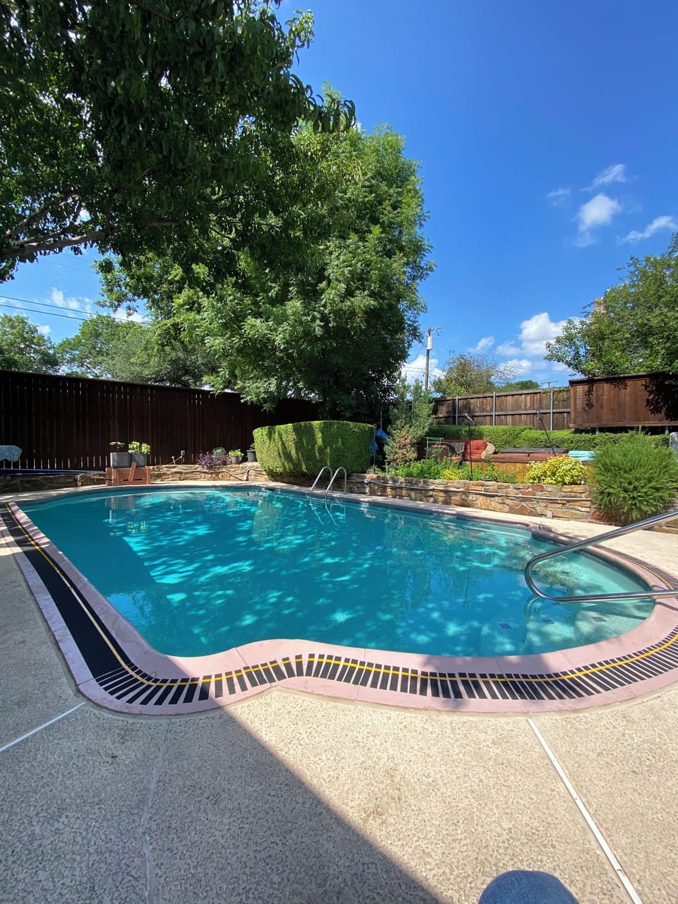 Amazing Big Pool and Backyard Oasis! Swimming Pool from 3 feet to 9 feet deep.