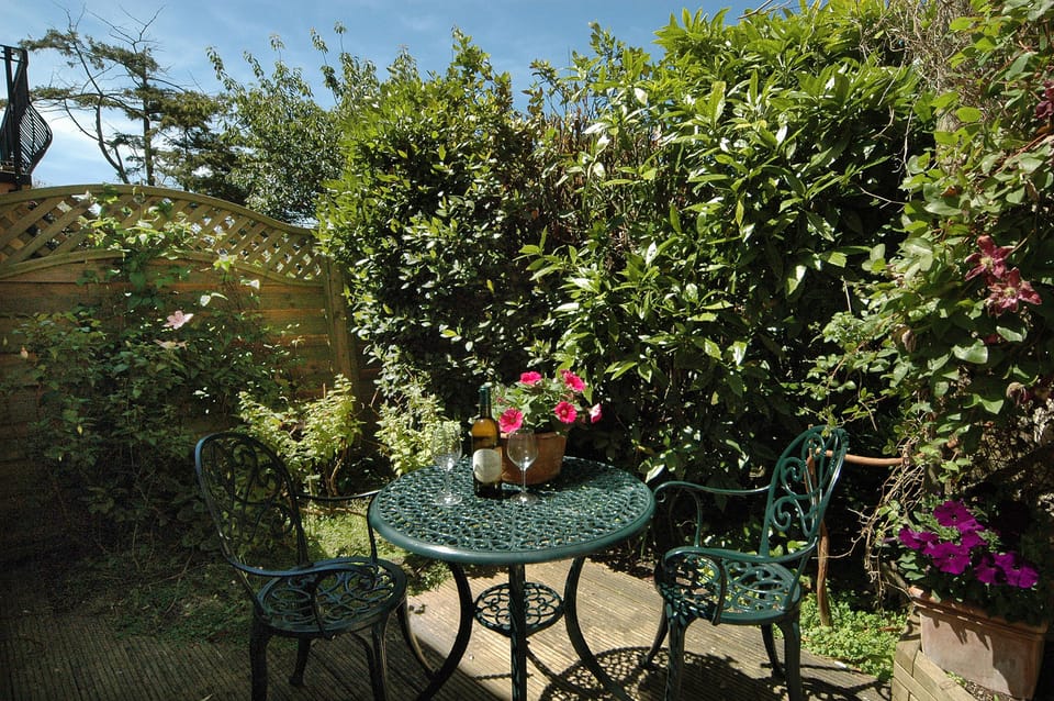 Private patio