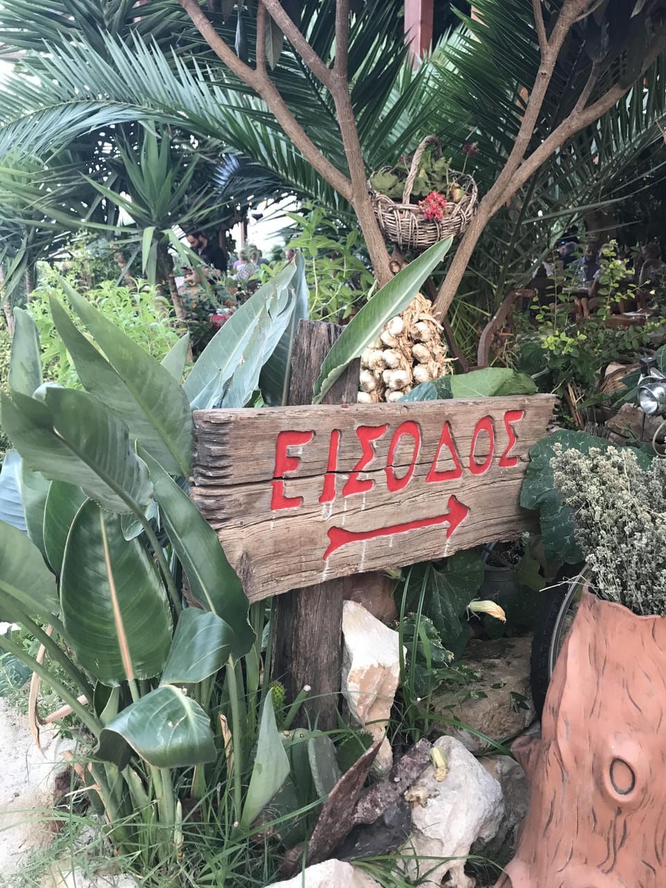 Restaurant in next village.