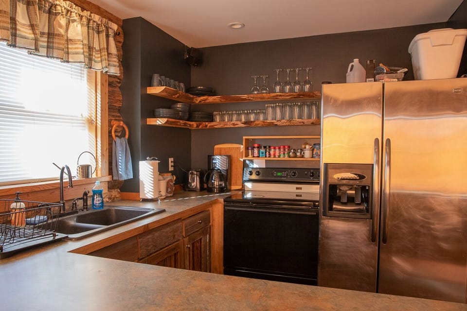 kitchen fully stocked with extra essentials!