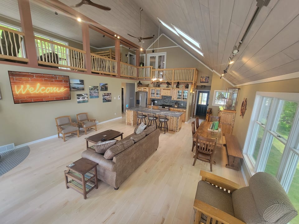 70" HDTV w/internet streaming service.