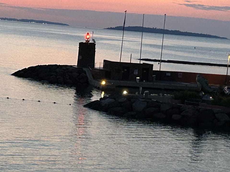The pier and view from our terrace balcony