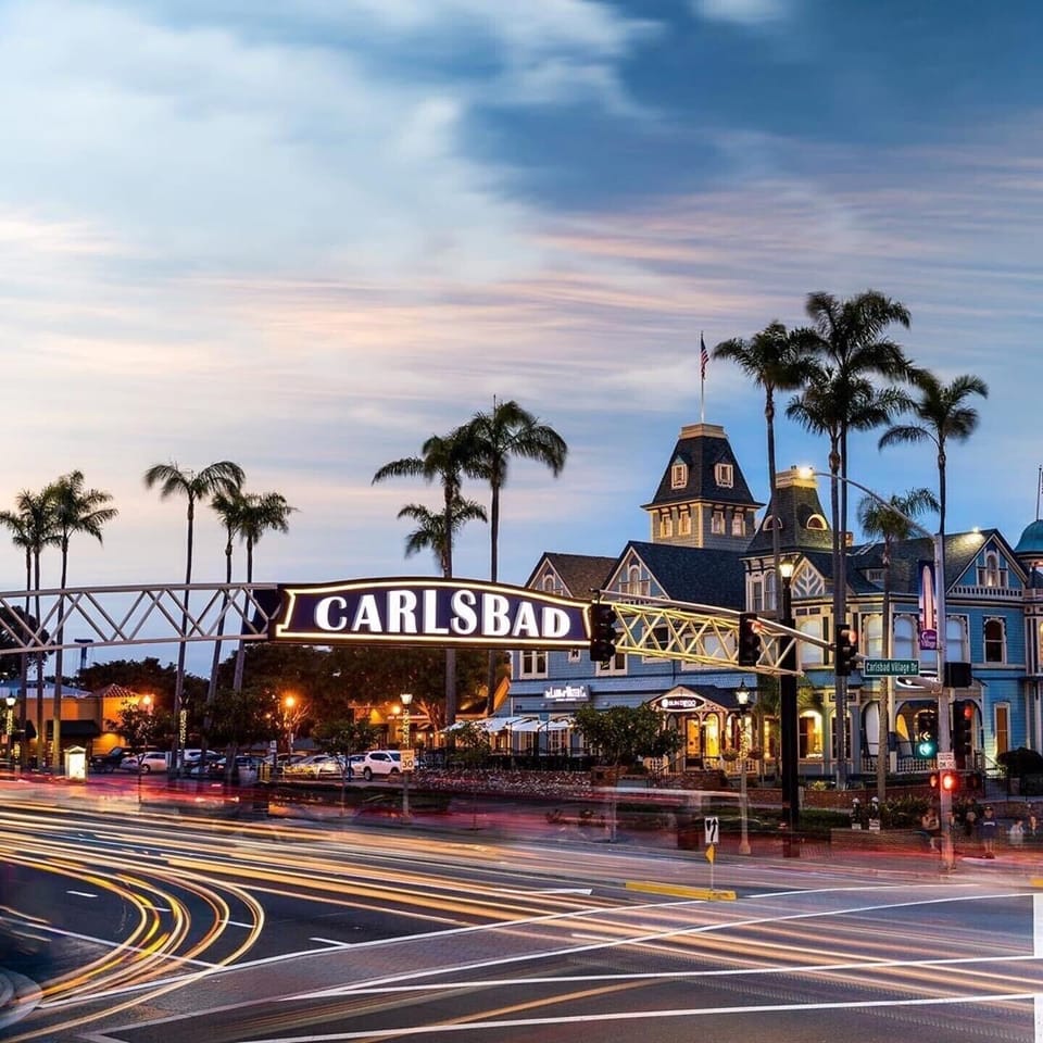 Downtown Carlsbad.  We love this town!