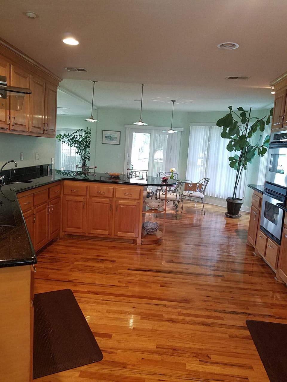 View from kitchen sink