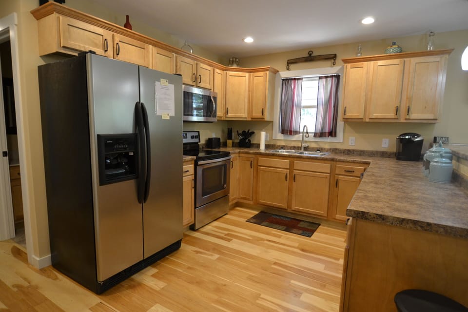 Fully stocked kitchen