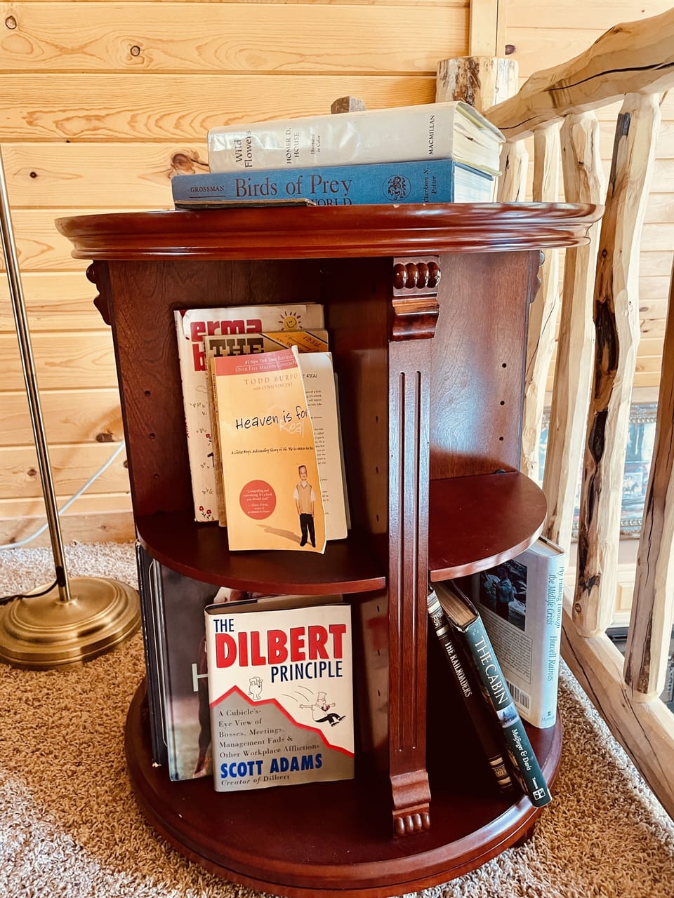 Grab a book to pass the time.
